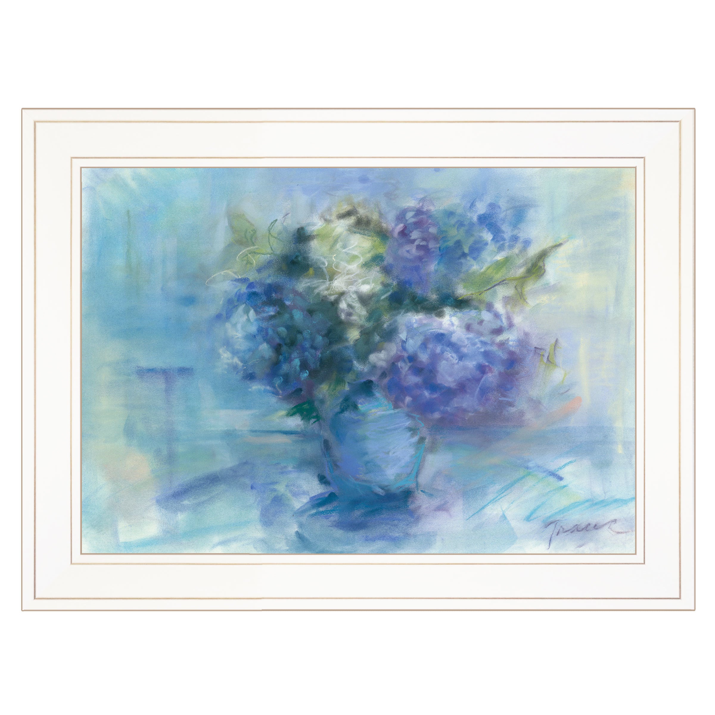 "Bouquet" By Tracy Owen, Ready to Hang Framed Print, White Frame