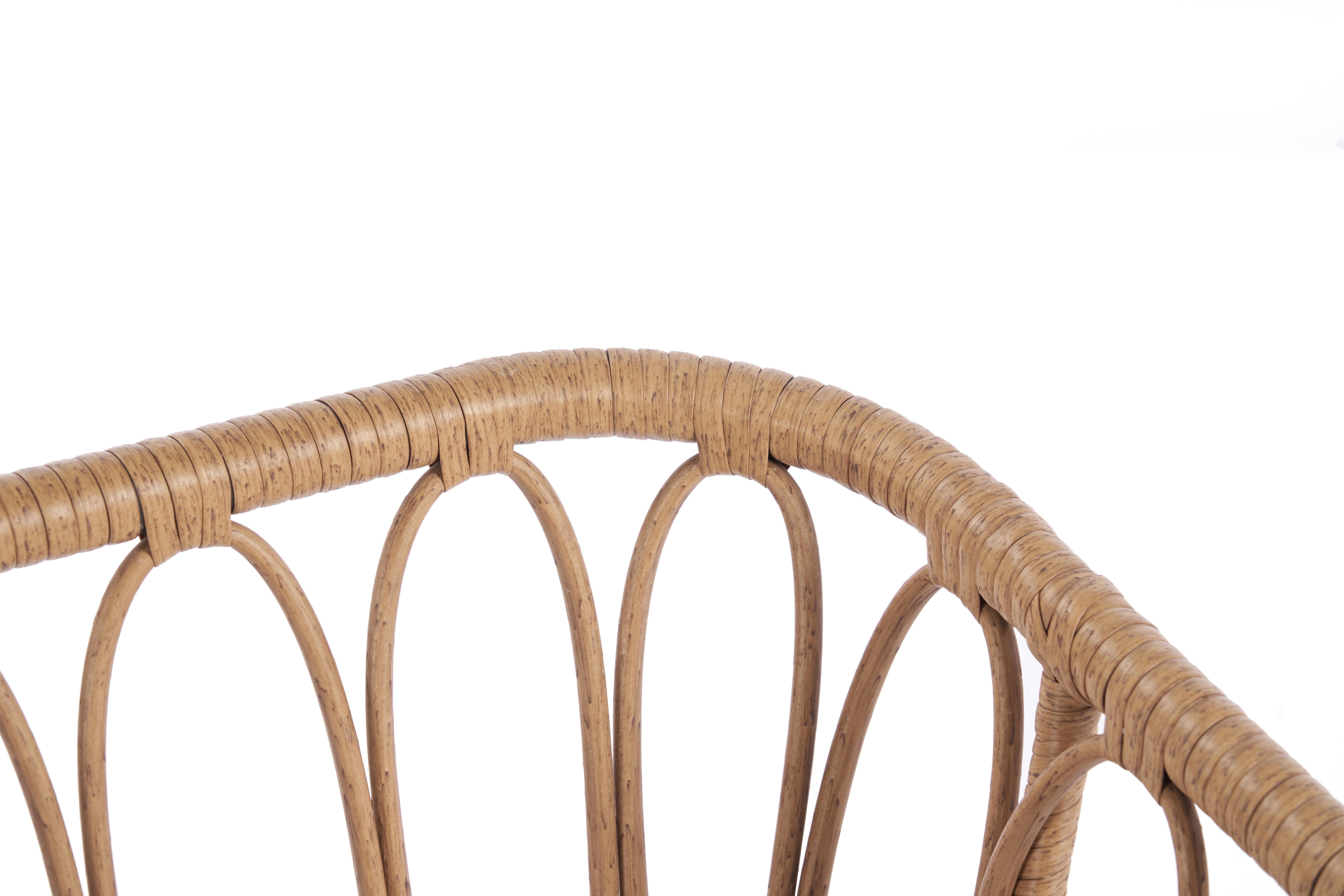 Wicker Egg Chair, Oversized Indoor Outdoor Lounger for Patio, Backyard, Living Room w/ 5 Cushions, Steel Frame, - Dark Grey