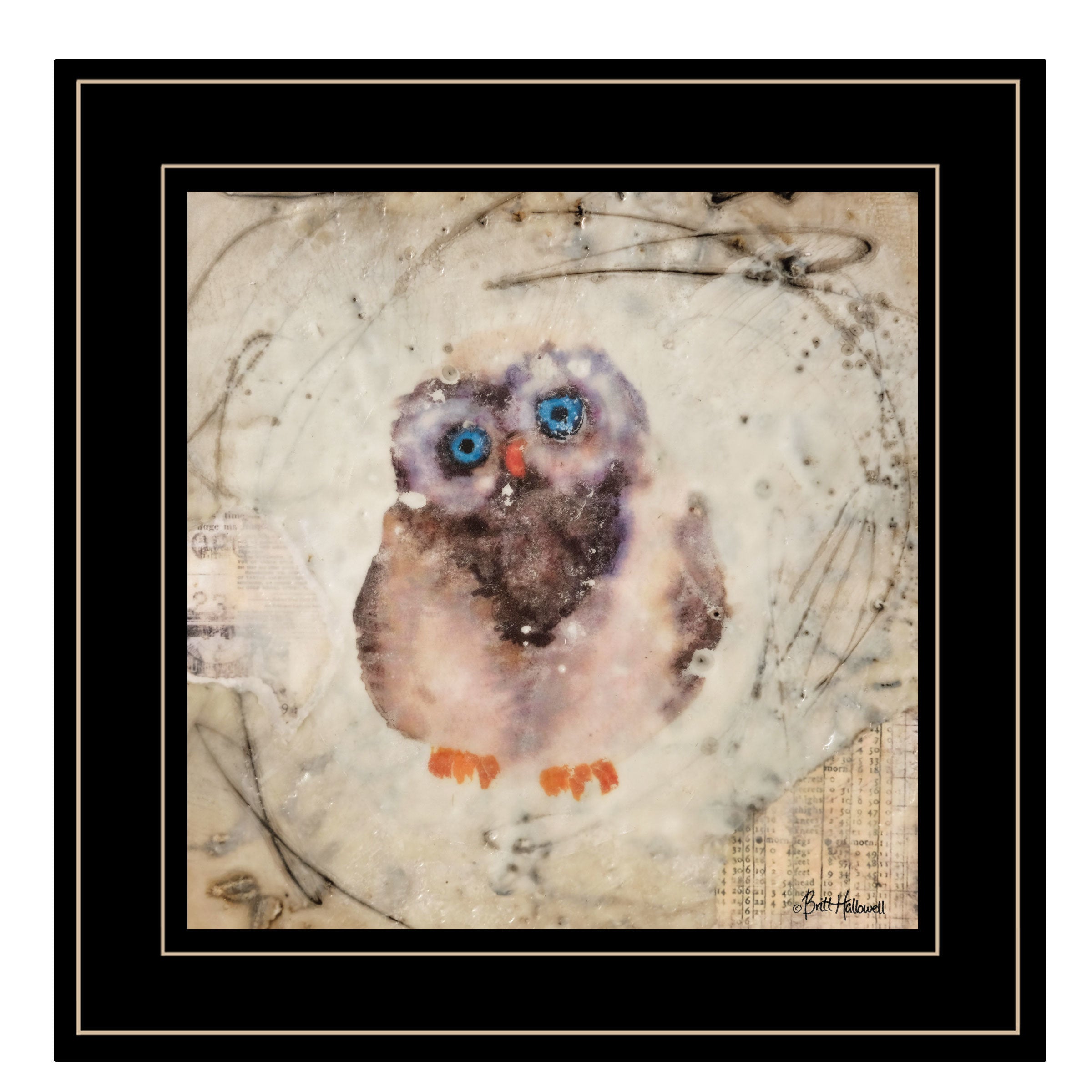 "The Wonder Years I" By Britt Hallowell, Ready to Hang Framed Print, Black Frame