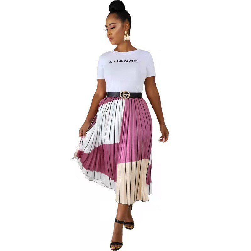 Sexy Pleated Long Skirt