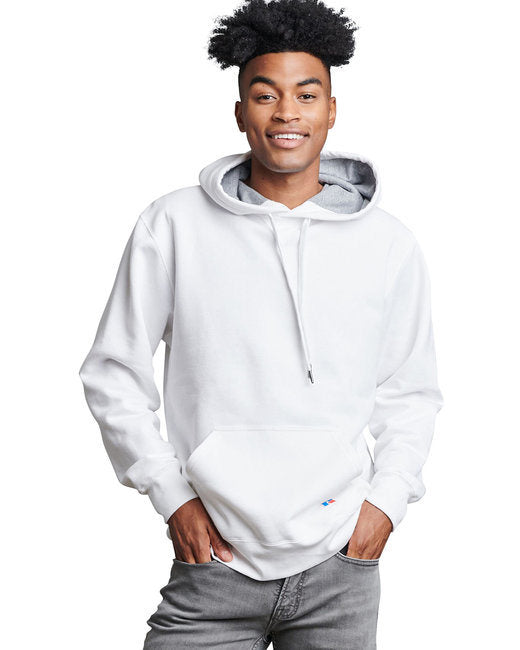 Unisex Cotton Classic Hooded Sweatshirt - WHITE - L
