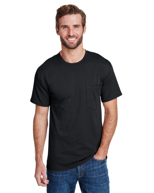 Adult Workwear Pocket T-Shirt - BLACK - S