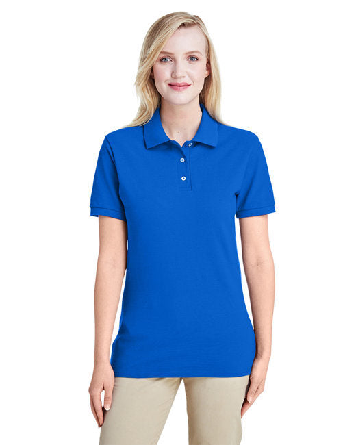 Ladies' Premium 100% Ringspun Cotton Piqué Polo - ROYAL - M