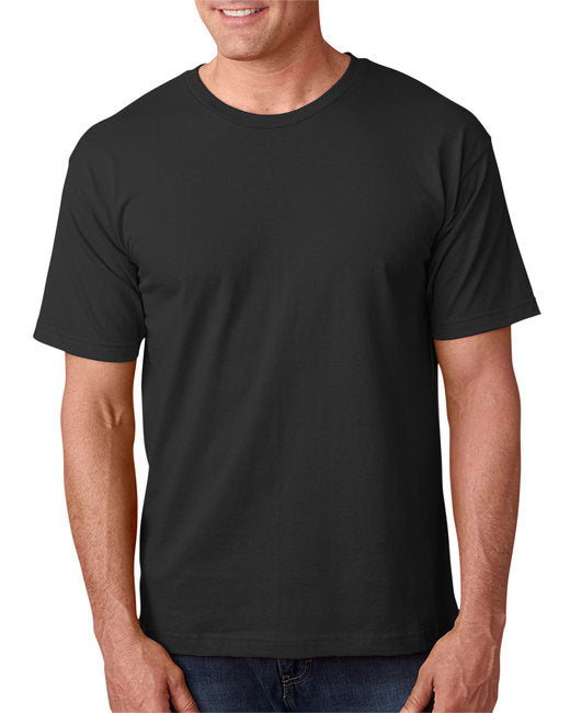 Adult 5.4 oz.; 100% Cotton T-Shirt - BLACK - S