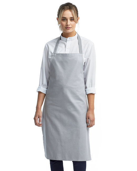 Organic Cotton Bib Apron - BLACK - OS