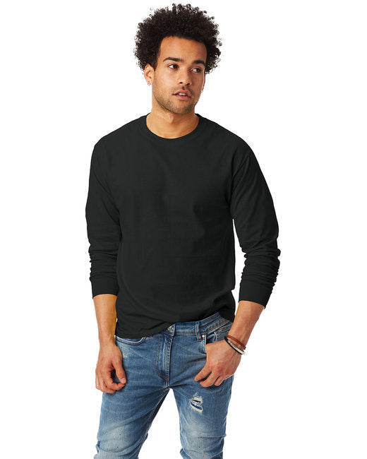 Unisex 6.1 oz. Tagless® Long-Sleeve T-Shirt - ASH - S
