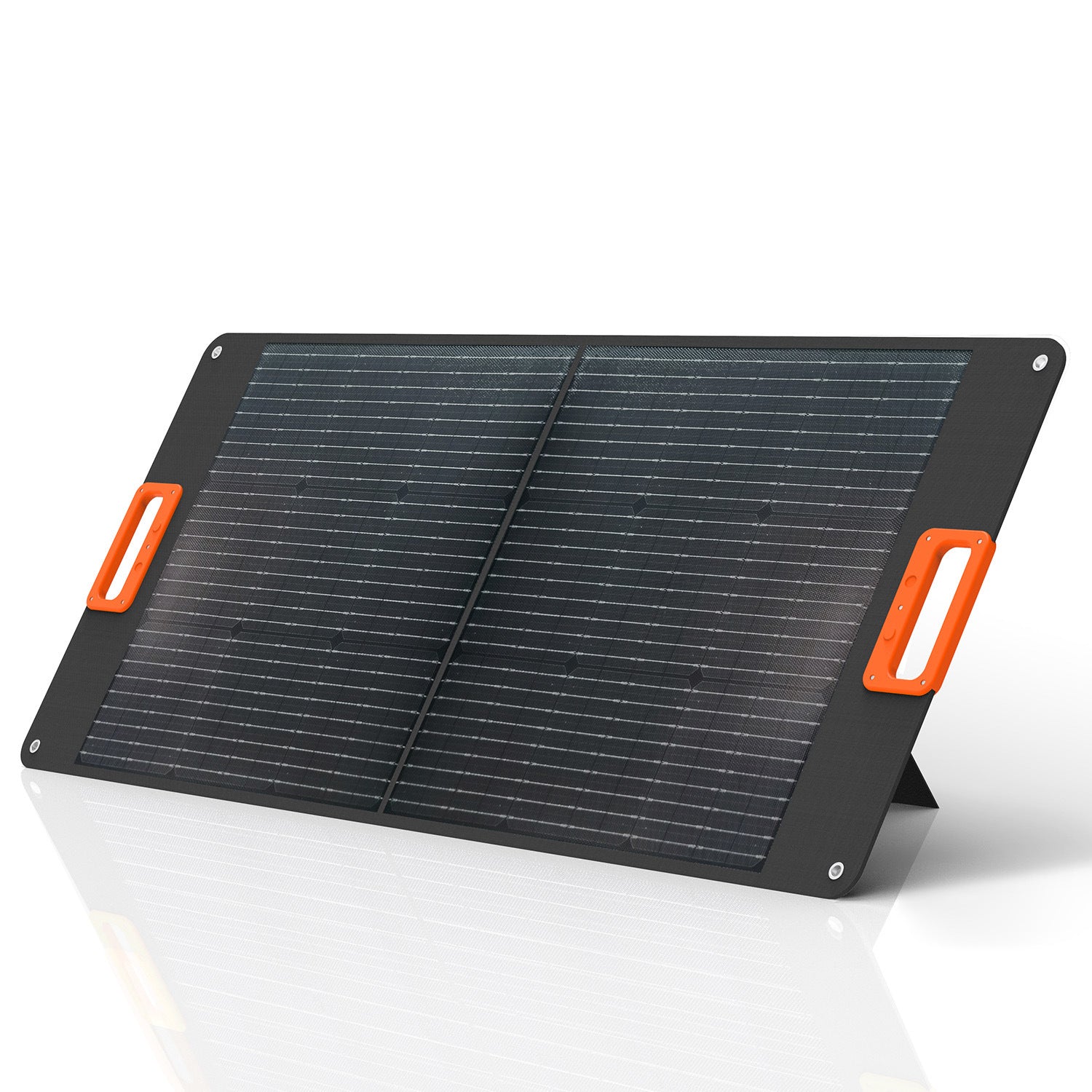 100W Portable Solar Panel Charger Monocrystalline Foldable Solar Panel Kit ; 20V Foldable Solar Panel with Adjustable Kickstand; Solar Charger for Power Station RV Camping Off Grid