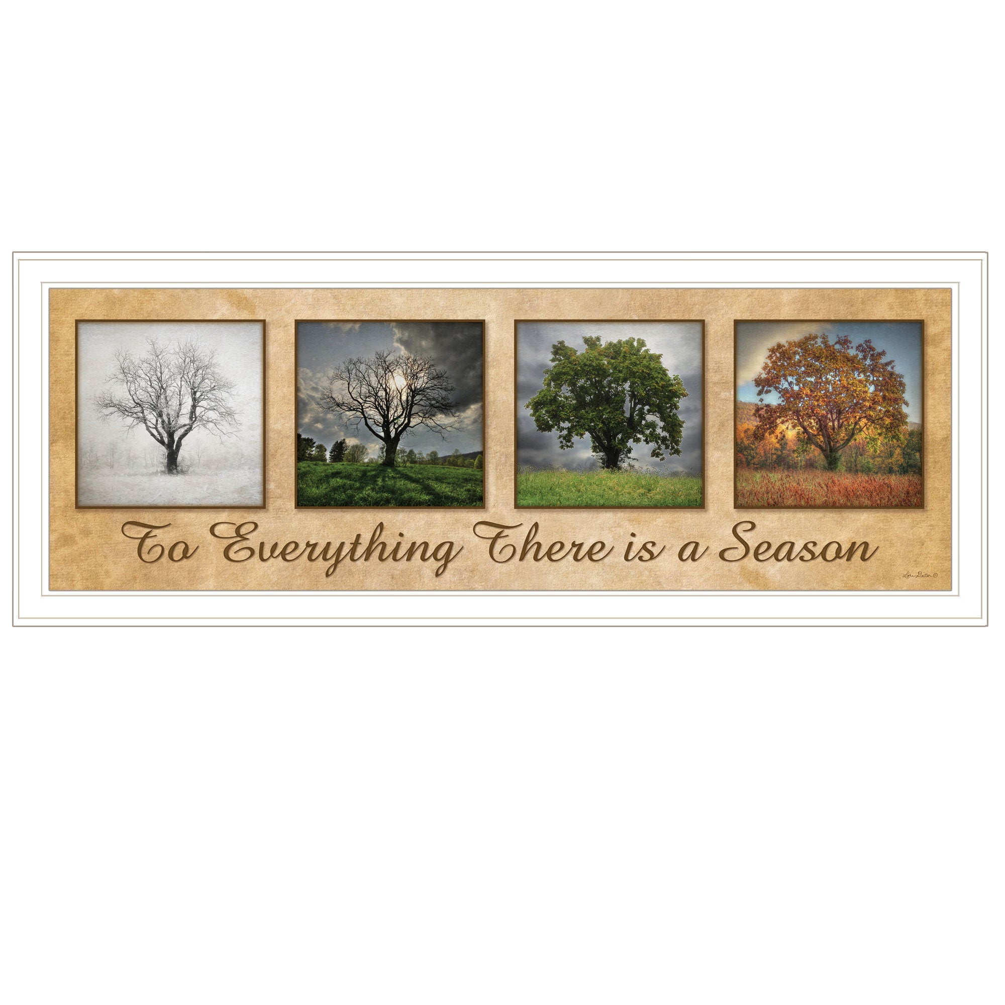 "There is a Season" By Lori Deiter, Ready to Hang Framed Print, White Frame