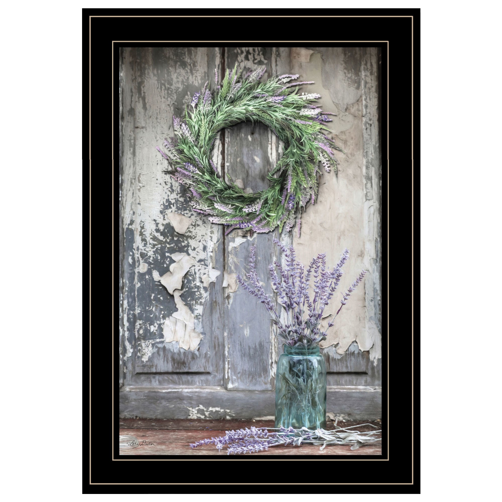 "Sweet Memories" by Lori Deiter, Ready to Hang Framed Print, Black Frame