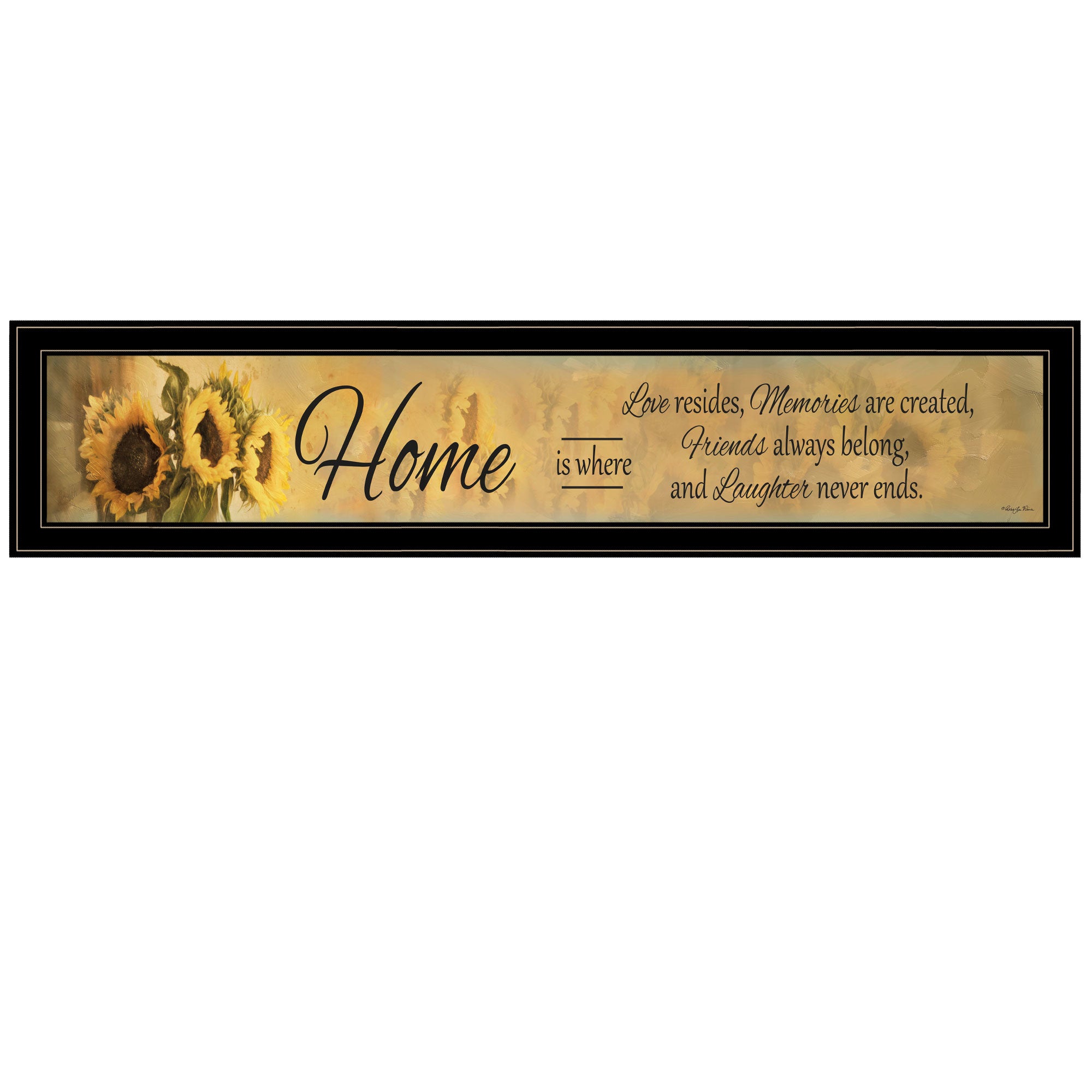 "Home ISE" by Robin-Lee Vieira, Ready to Hang Framed Print, Black Frame