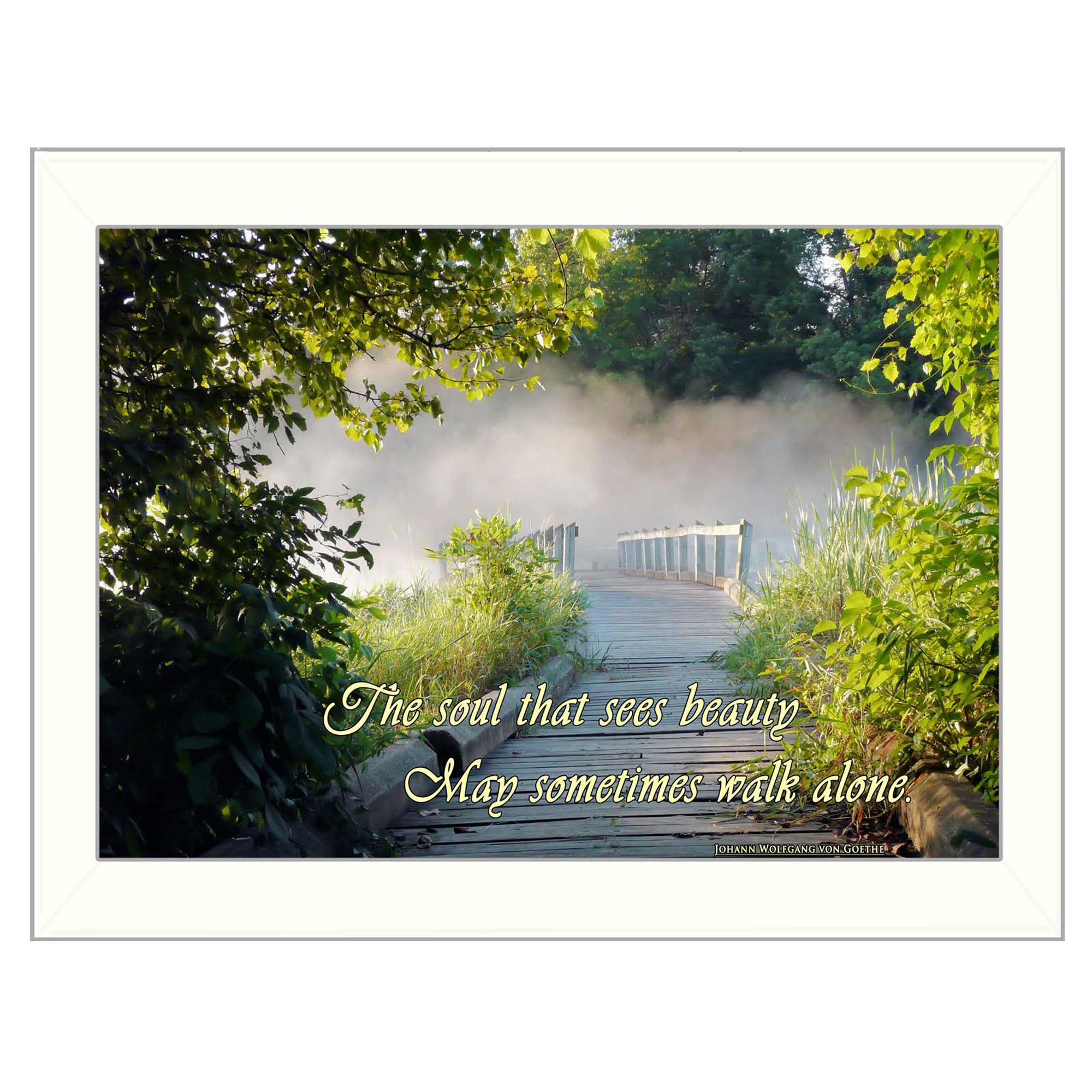"Beauty" By Trendy Decor4U, Printed Wall Art, Ready To Hang Framed Poster, White Frame