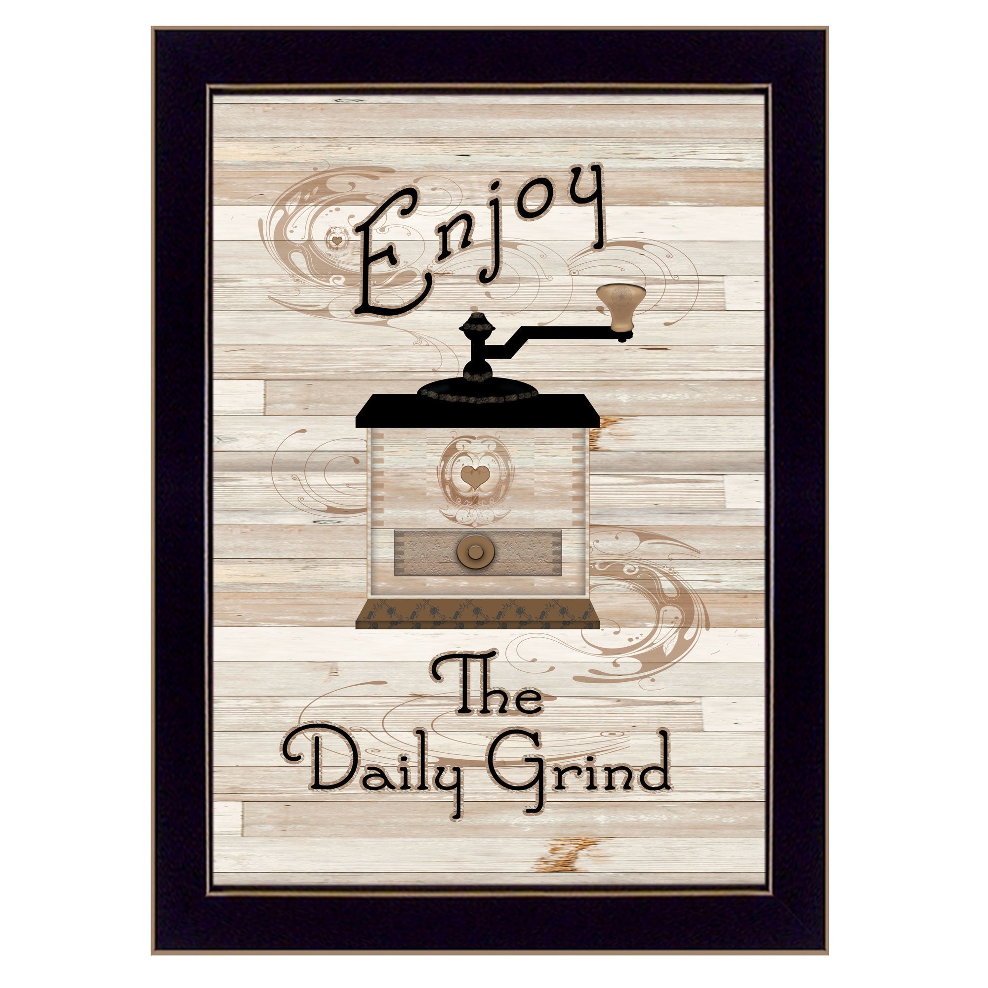 "The Daily Grind" by Millwork Engineering, Ready to Hang Framed Print, Black Frame