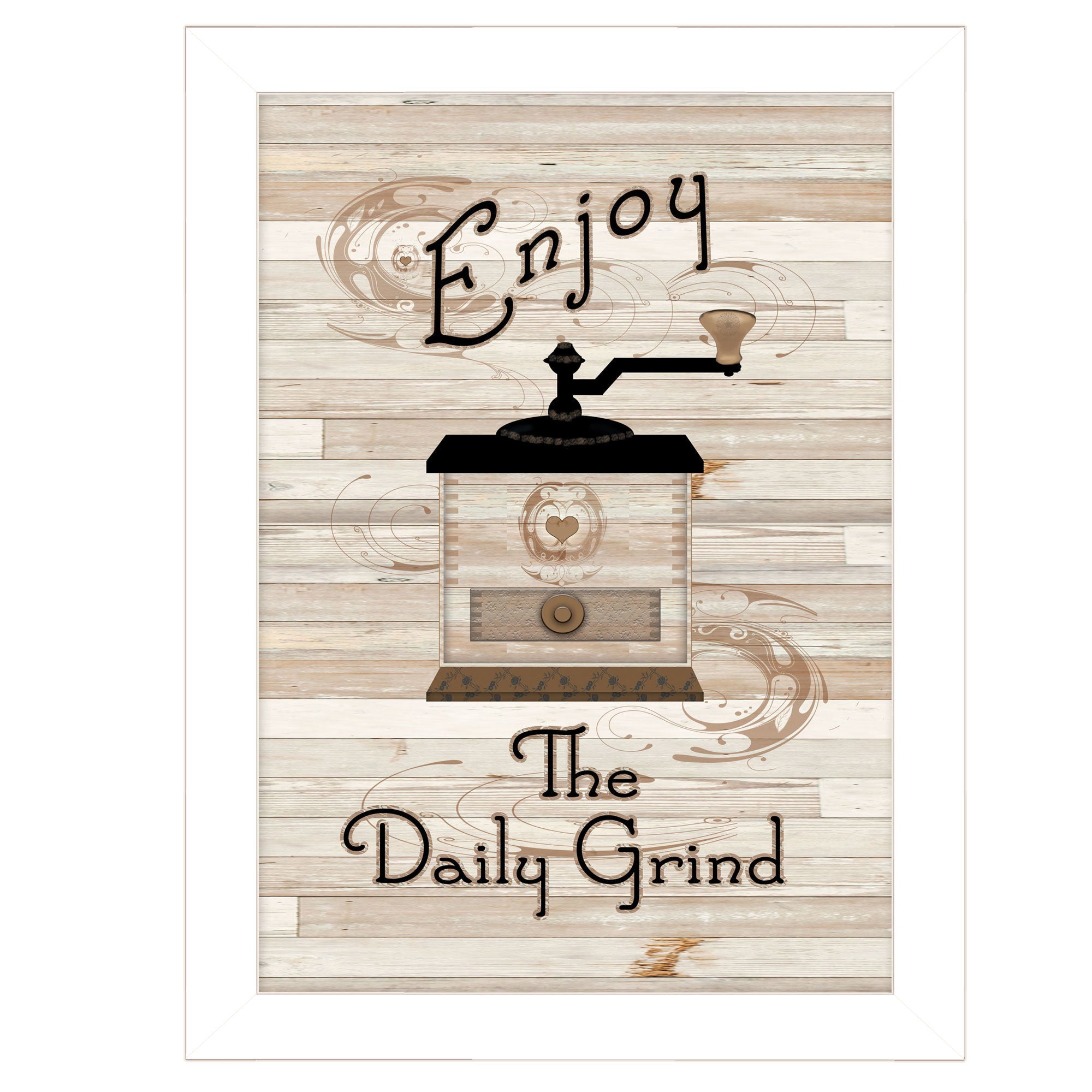 "The Daily Grind" by Millwork Engineering, Ready to Hang Framed Print, White Frame