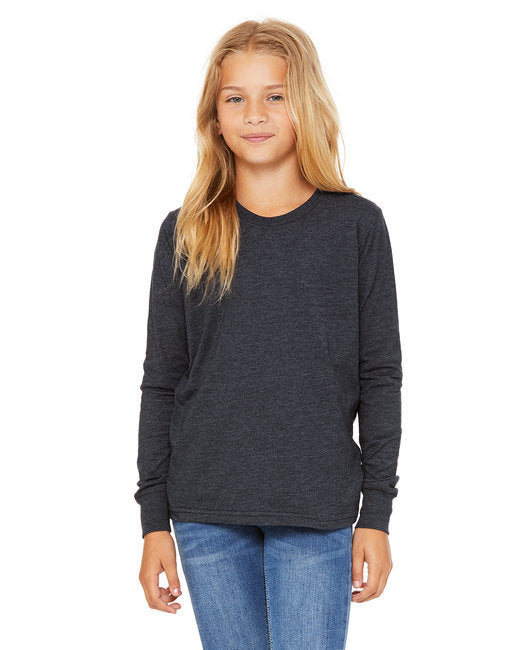 Youth Jersey Long-Sleeve T-Shirt - BLACK - S