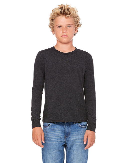 Youth Jersey Long-Sleeve T-Shirt - BLACK - S