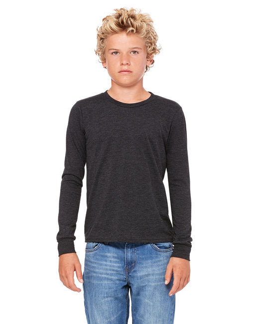 Youth Jersey Long-Sleeve T-Shirt - BLACK - S