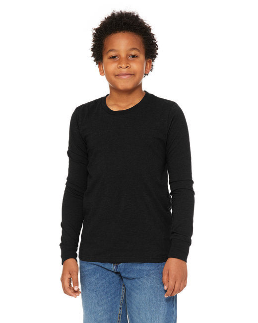 Youth Jersey Long-Sleeve T-Shirt - BLACK - S
