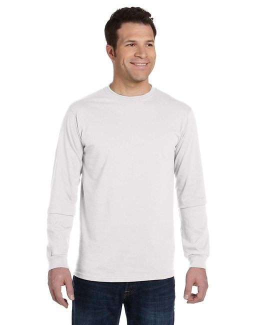 Men's 5.5 oz.; 100% Organic Cotton Classic Long-Sleeve T-Shirt - BLACK - S