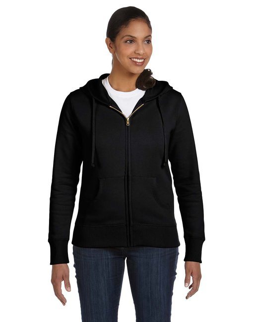 Ladies' Organic/Recycled Full-Zip Hooded Sweatshirt - PACIFIC - S