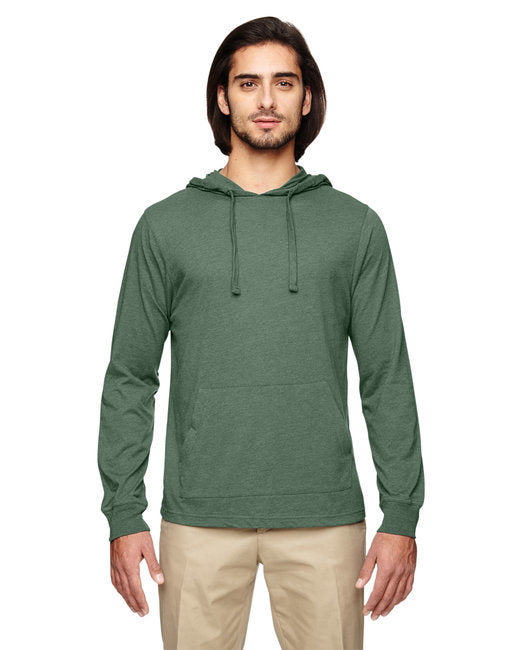 Unisex Blended Eco Jersey Pullover Hoodie - ASPARAGUS - XS