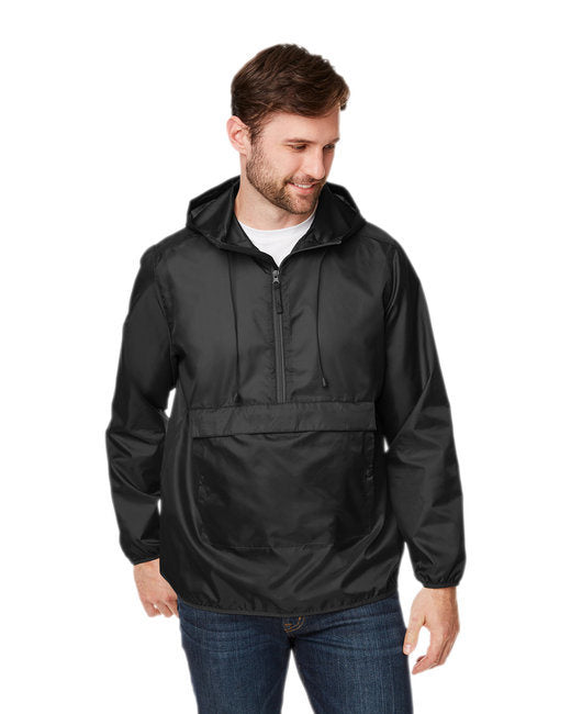 Adult Zone Protect Packable Anorak Jacket - BLACK - XS