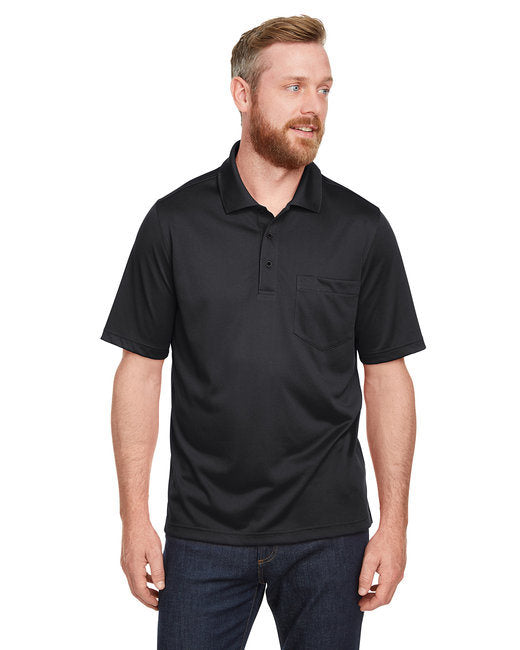 Men's Advantage Snag Protection Plus IL Pocket Polo - BLACK - S