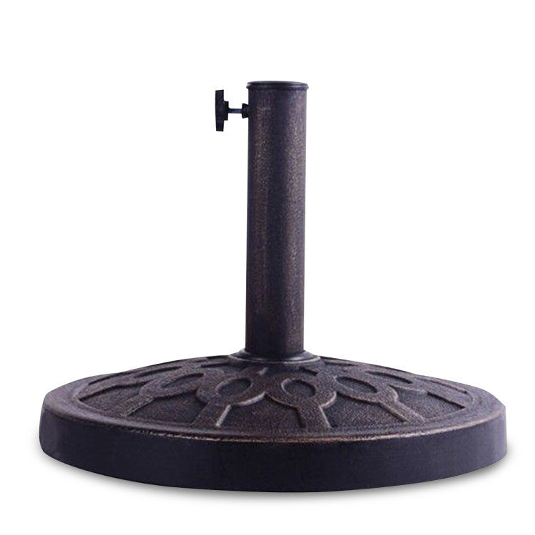 Outdoor Garden Heavy Duty Square Umbrella Base Stand of 17.5 Inch 30 lbs