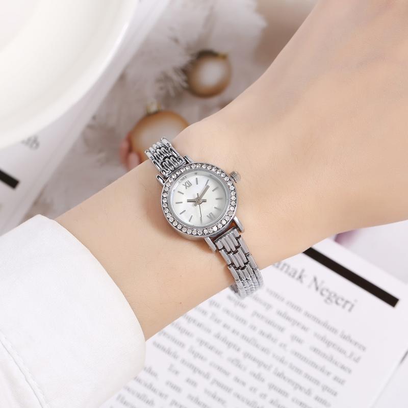 Women's exquisite small dial light luxury watch mother shell dial