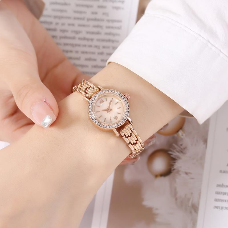 Women's exquisite small dial light luxury watch mother shell dial