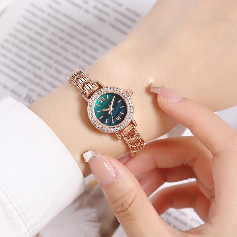 Women's exquisite small dial light luxury watch mother shell dial
