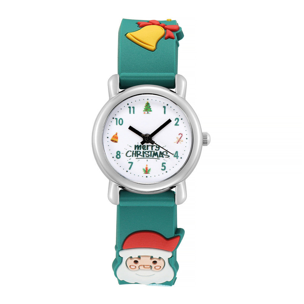 Cute Santa Claus Pattern Children's Watch