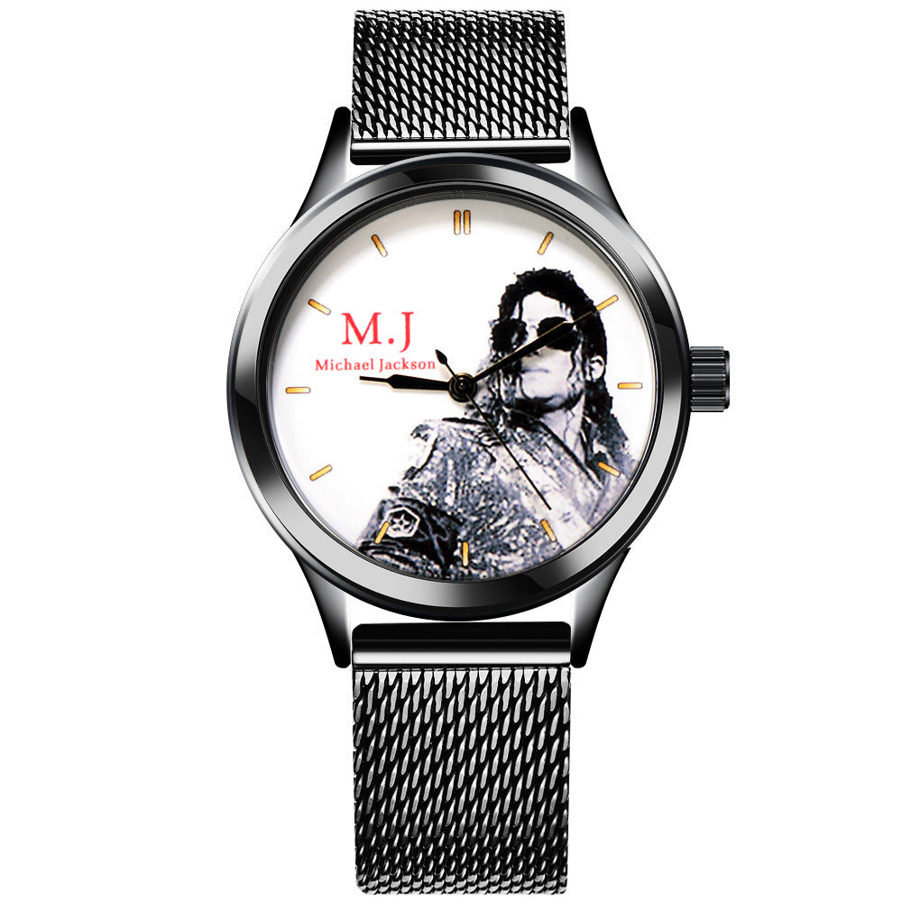 Men's Figure Quartz Movement Watch