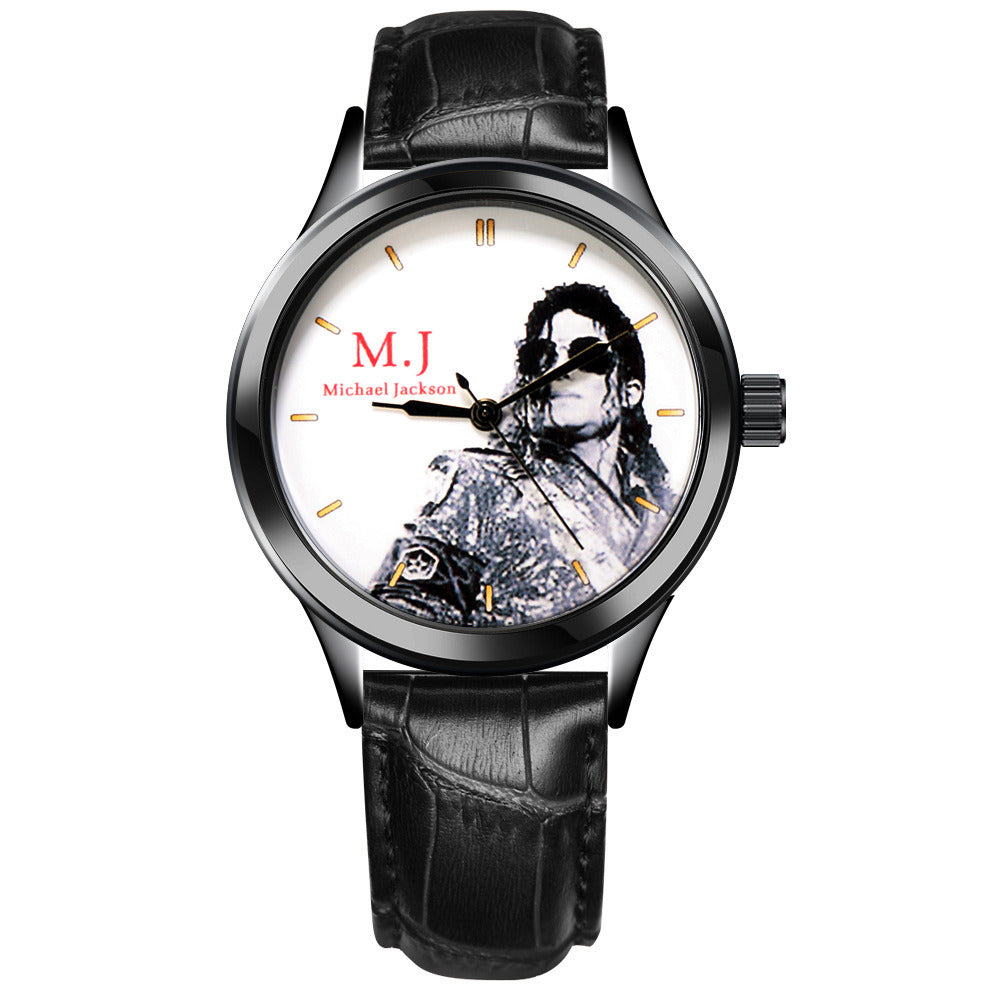 Men's Figure Quartz Movement Watch