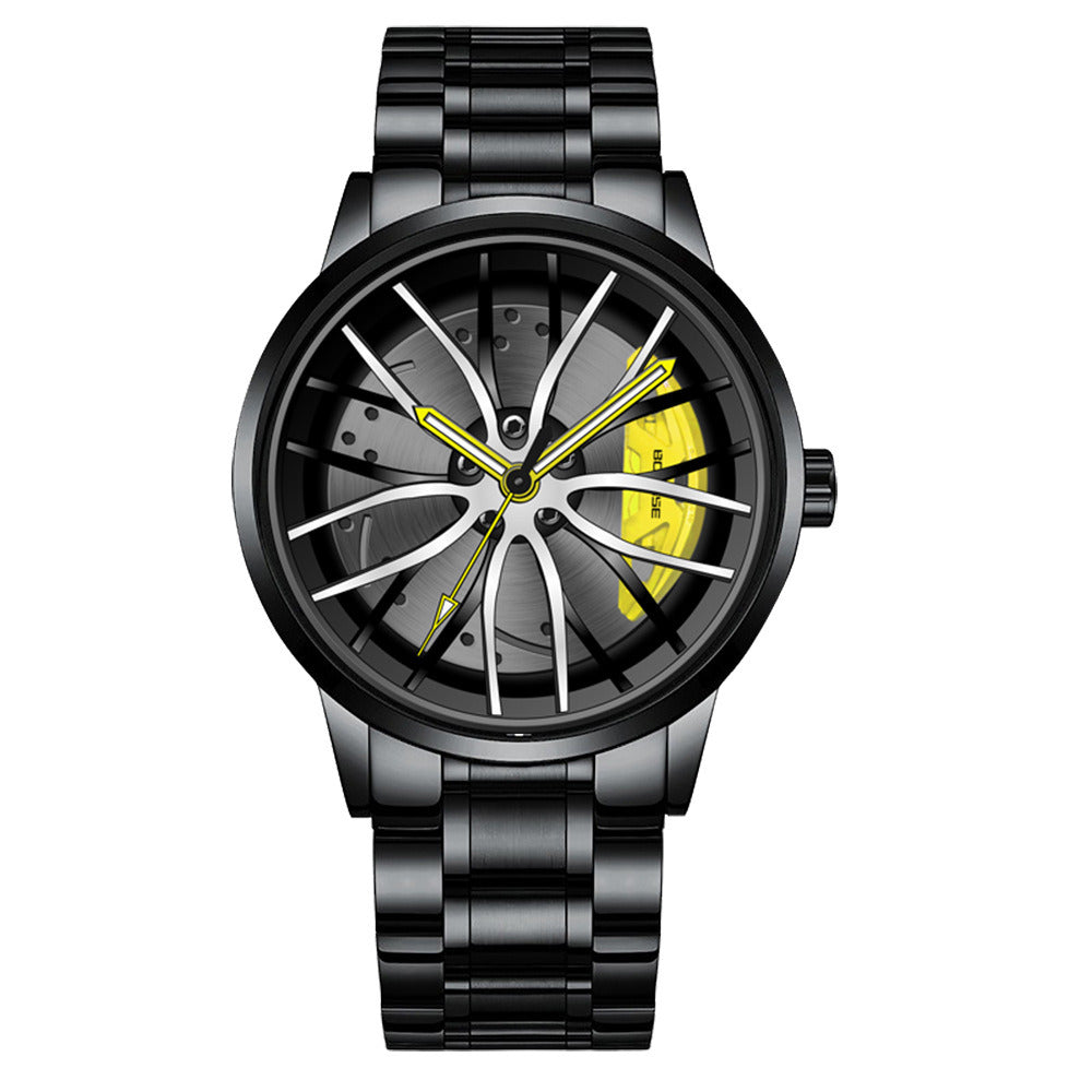 Waterproof Men's Luminous Contour Watch Steel Watch