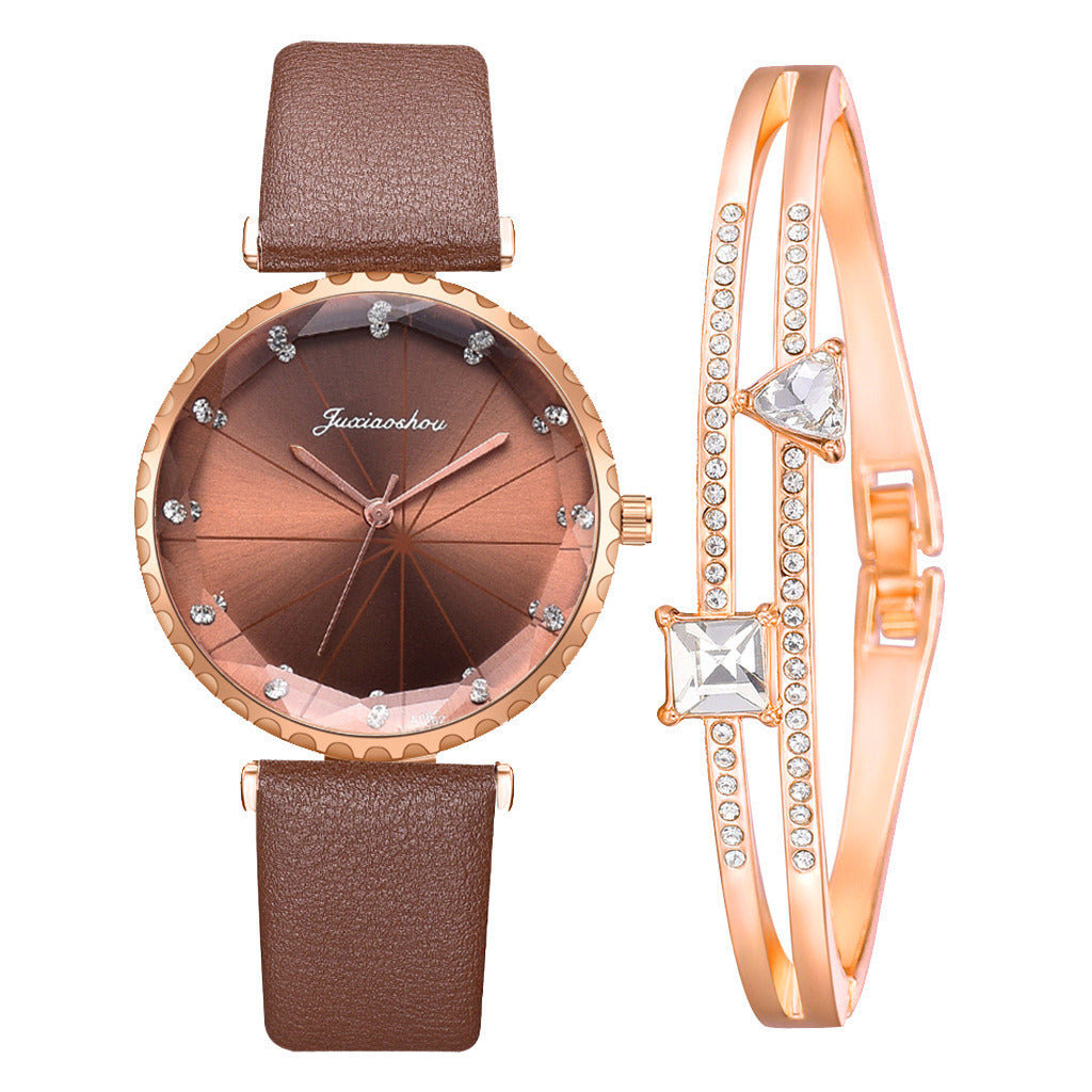 Ladies Watch Bracelet Combination Set Time Watch