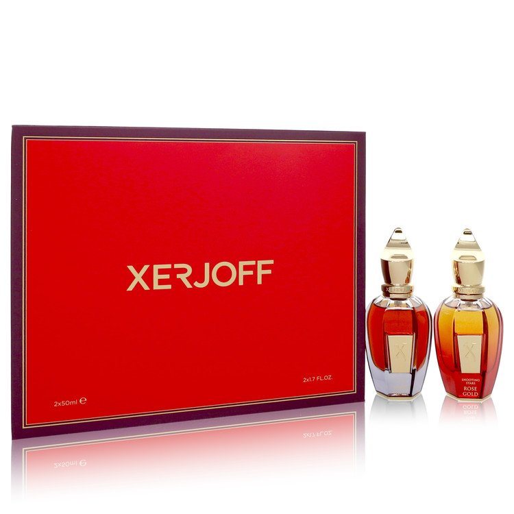 Shooting Stars Amber Gold & Rose Gold by Xerjoff Gift Set - 1.7 oz EDP in Amber Gold + 1.7 oz EDP in Rose Gold