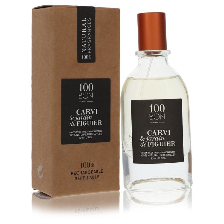 100 Bon Carvi & Jardin De Figuier by 100 Bon Concentree De Parfum Spray (Unisex Refillable)