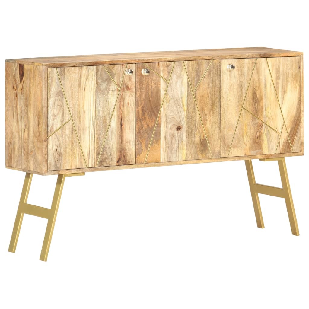 Sideboard 46.5"x11.8"x29.5" Solid Mango Wood