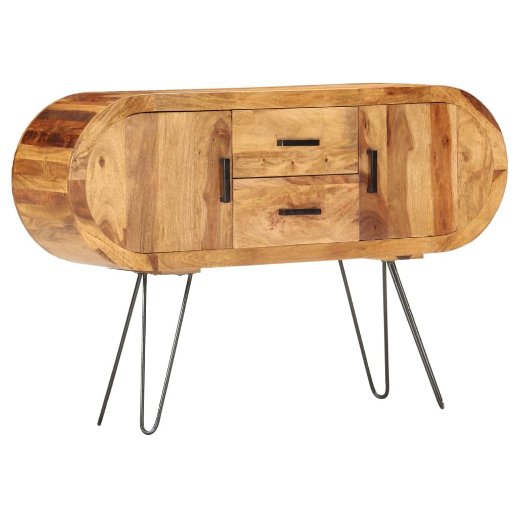 Sideboard 46.5"x11"x29.5" Solid Sheesham Wood