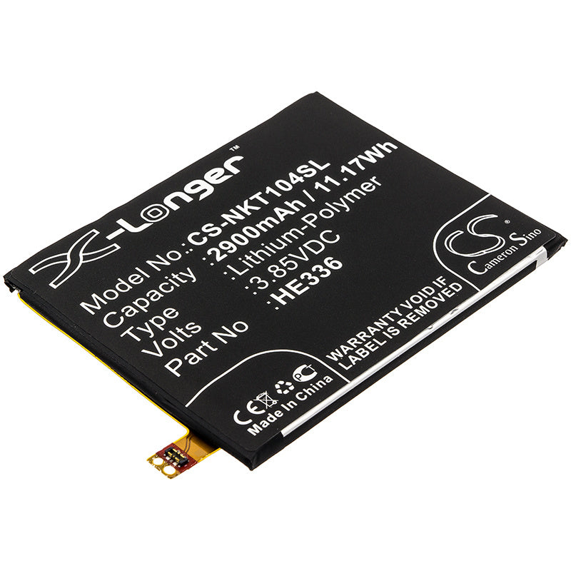 2900mAh Battery - CS-NKT104SL / Li-Polymer / Volts: 3.85