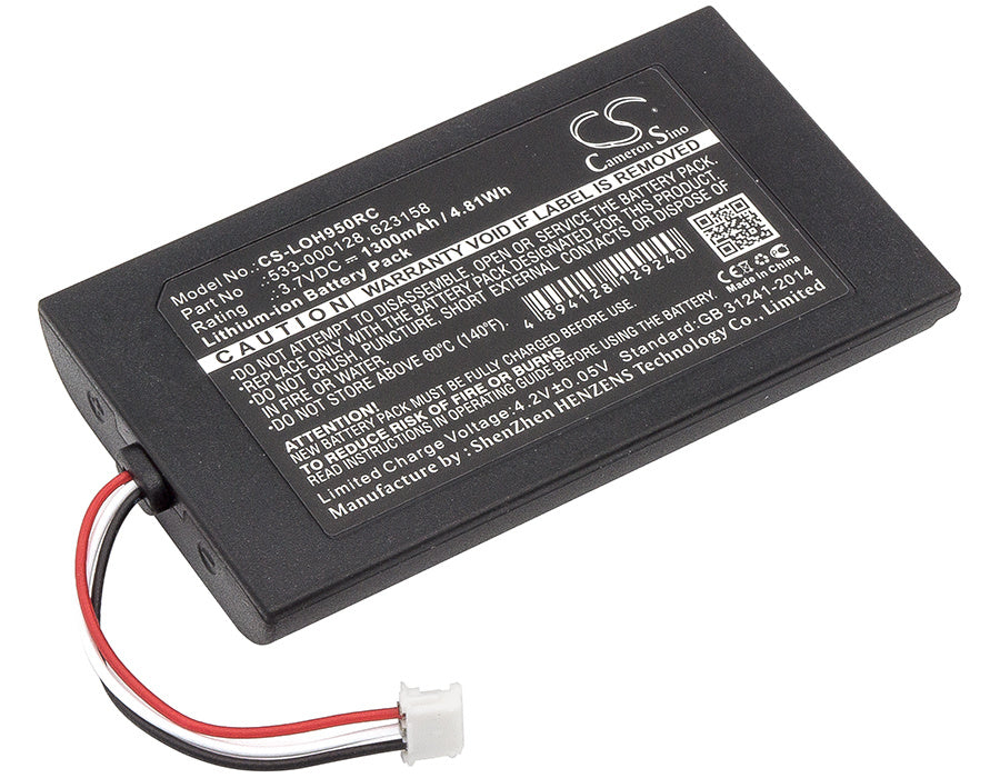 1300mAh Battery - CS-LOH950RC / Li-Polymer / Volts: 3.7