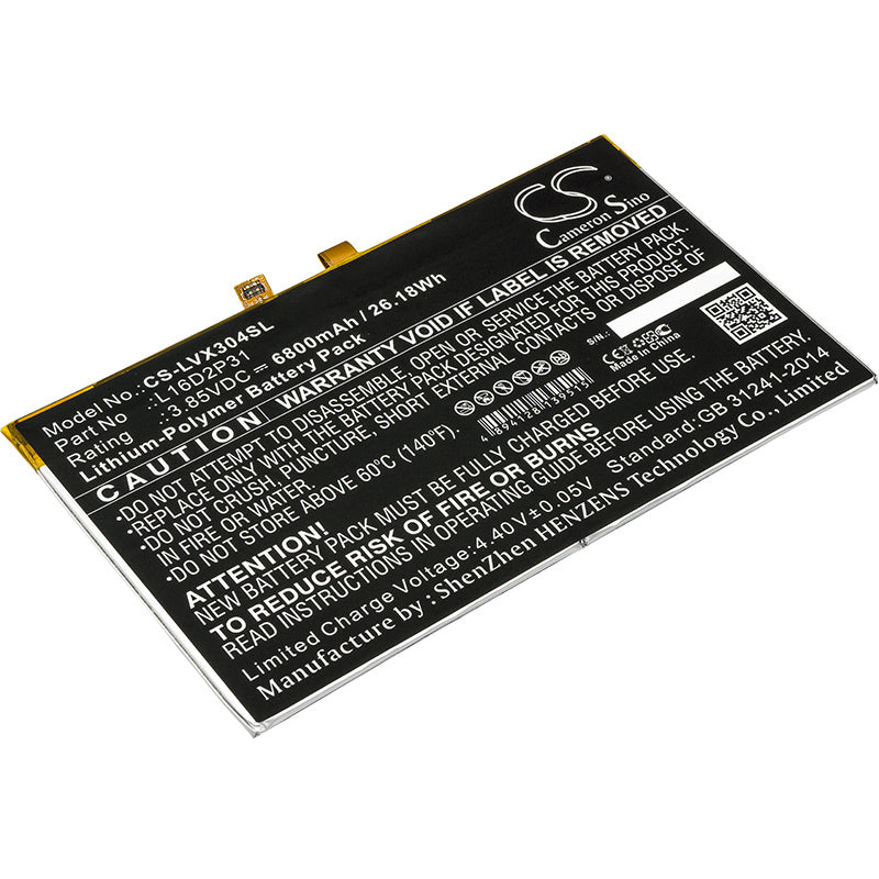 6800mAh Battery - CS-LVX304SL / Li-Polymer / Volts: 3.85