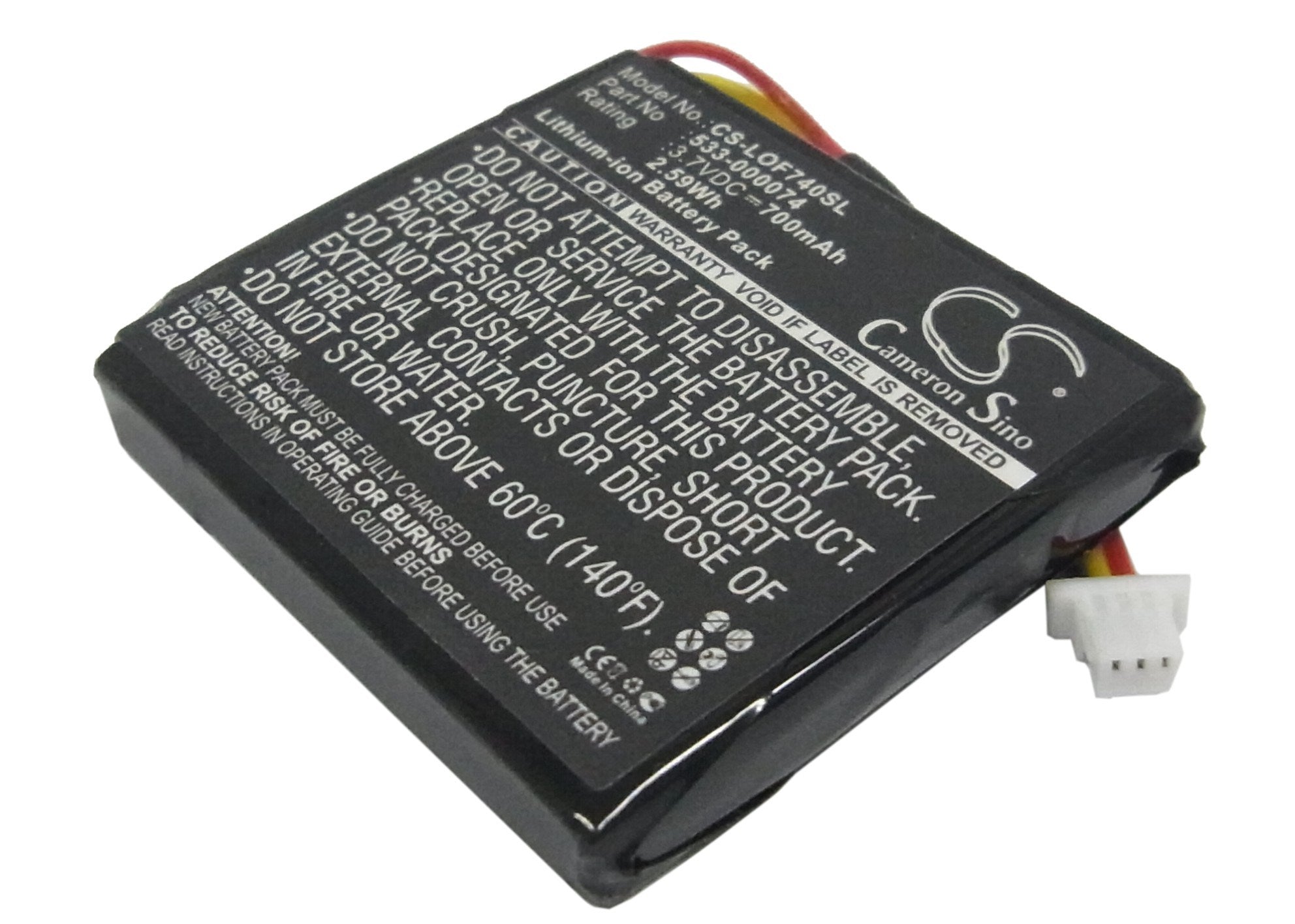 700mAh Battery - CS-LOF740SL / Li-ion / Volts: 3.7