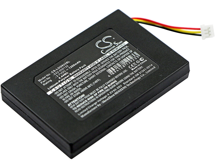1200mAh Battery - CS-LOG933SL / Li-Polymer / Volts: 3.7