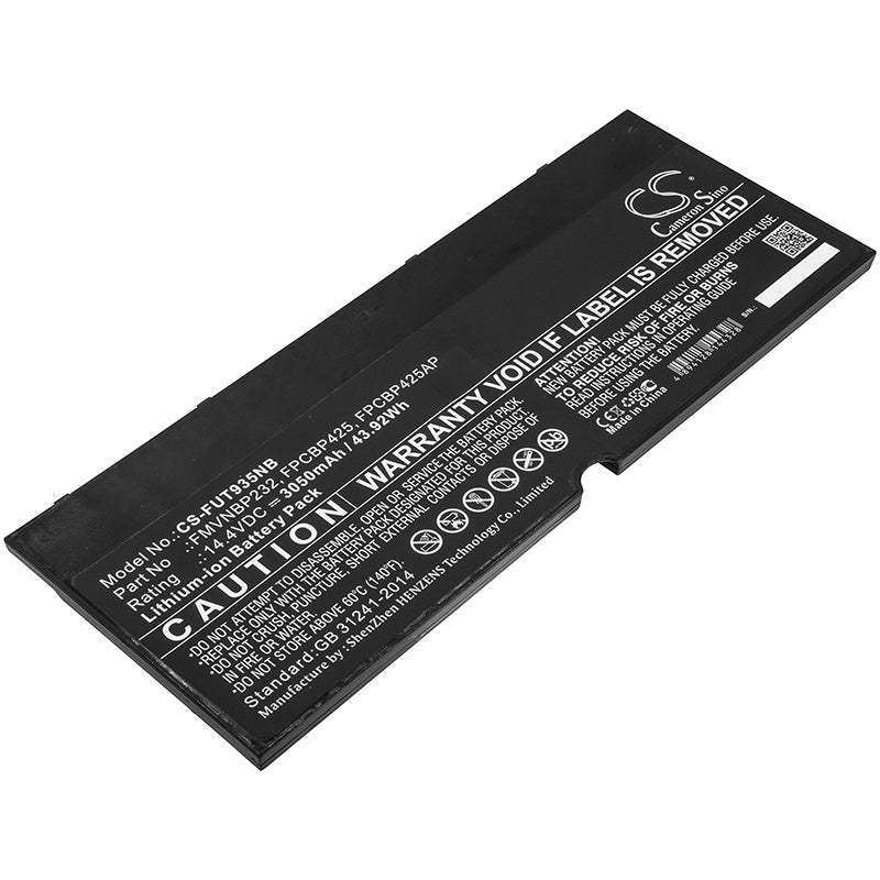 3050mAh Battery - CS-FUT935NB / Li-ion / Volts: 14.4