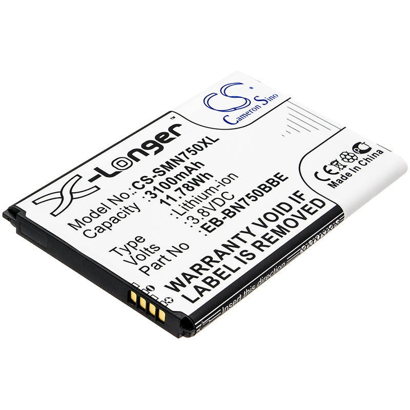 3100mAh Battery - CS-SMN750XL / Li-ion / Volts: 3.8