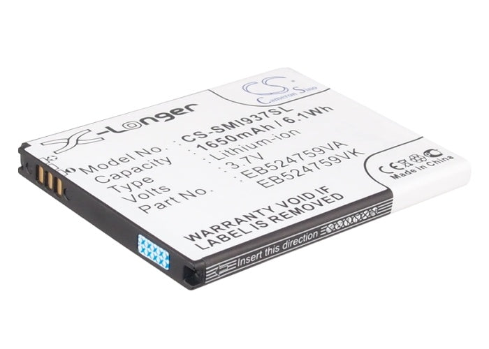 1650mAh Battery - CS-SMI937SL / Li-ion / Volts: 3.7