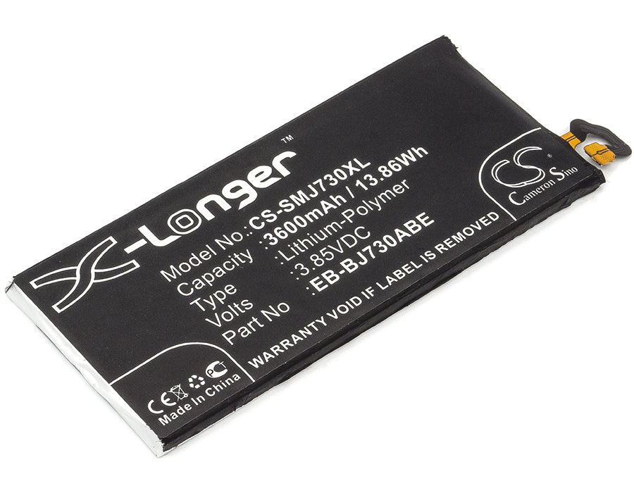3600mAh Battery - CS-SMJ730XL / Li-Polymer / Volts: 3.85