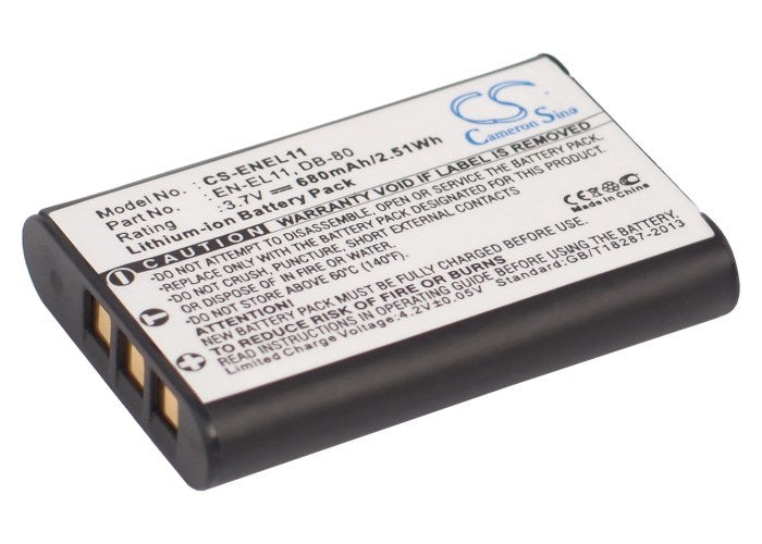 680mAh Battery - CS-ENEL11 / Li-ion / Volts: 3.7