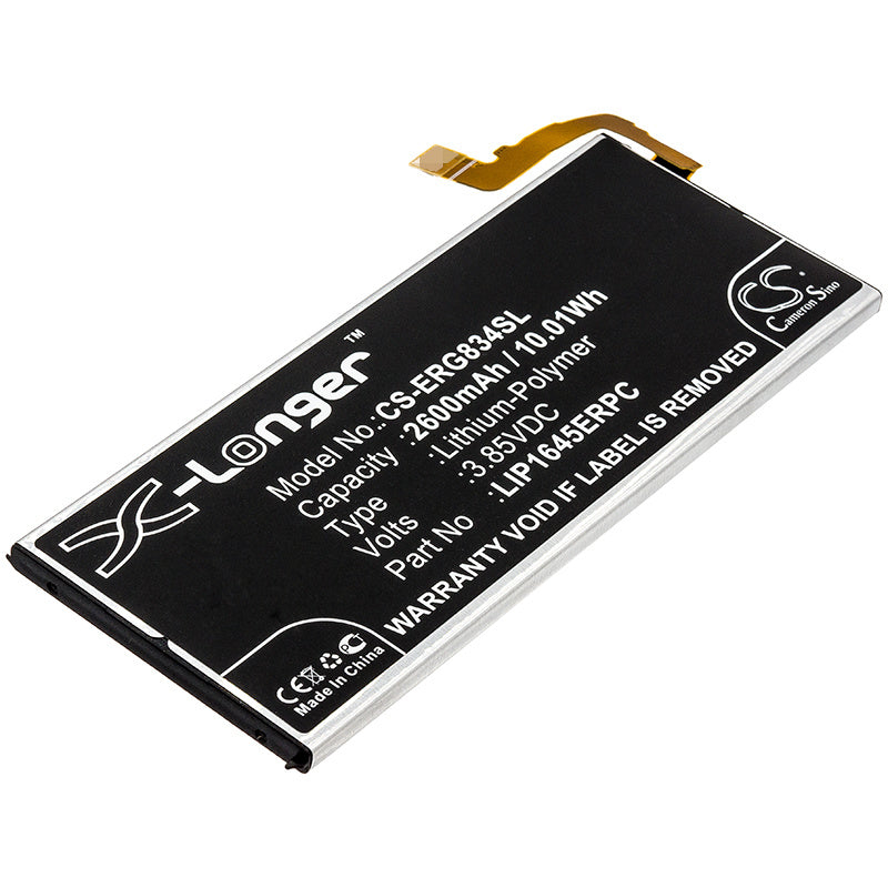 2600mAh Battery - CS-ERG834SL / Li-Polymer / Volts: 3.85